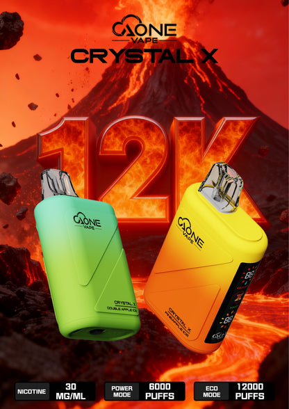 AONE Crystal X水晶2代 | 原產正品 | 12000口超大容量一次性電子煙-VAKA糖果雲煙館