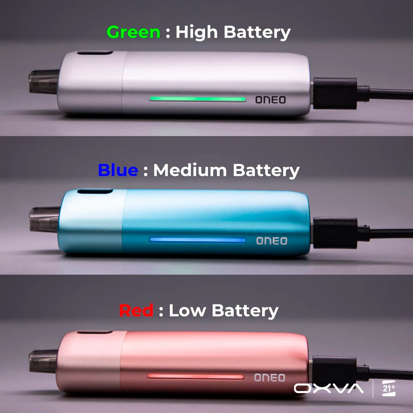 OXVA ONEO奥尼奥主機套裝（功率40W）-VAKA糖果雲煙館